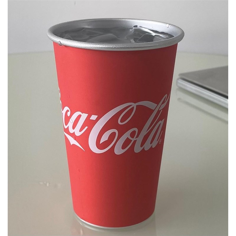 麦当劳变色杯遇冷可口可乐感温冷热双感可乐冷感冰水温度铝合金杯