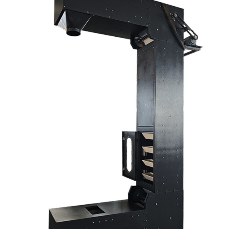 Z型料斗式提升机粮食工业垂直上料不锈钢输送机饲料运输C型传送带