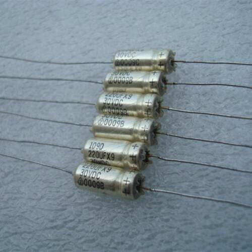 美国 USA SPRAGUE 30V 220UF 代25V 思碧109D液态钽银壳银油电容