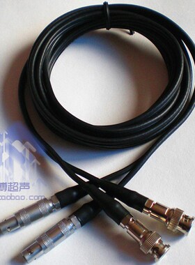 Q9Q9-C5C5超声波探伤仪双晶探头线BNC-FFA.00双排数据连接转换线