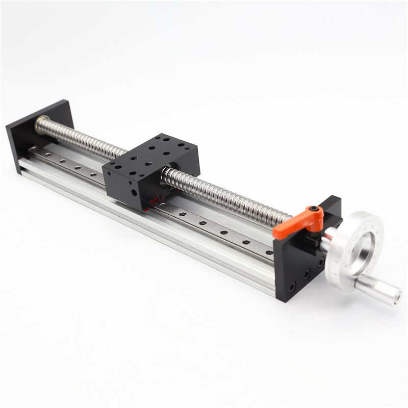 双线轨电动十字工作升降台GX80H80B滚珠丝杆直线导轨精密滑台模组