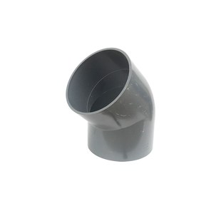 大号灰色45度弯头直弯PVC管件供给水125/140/160/200/250/315/400