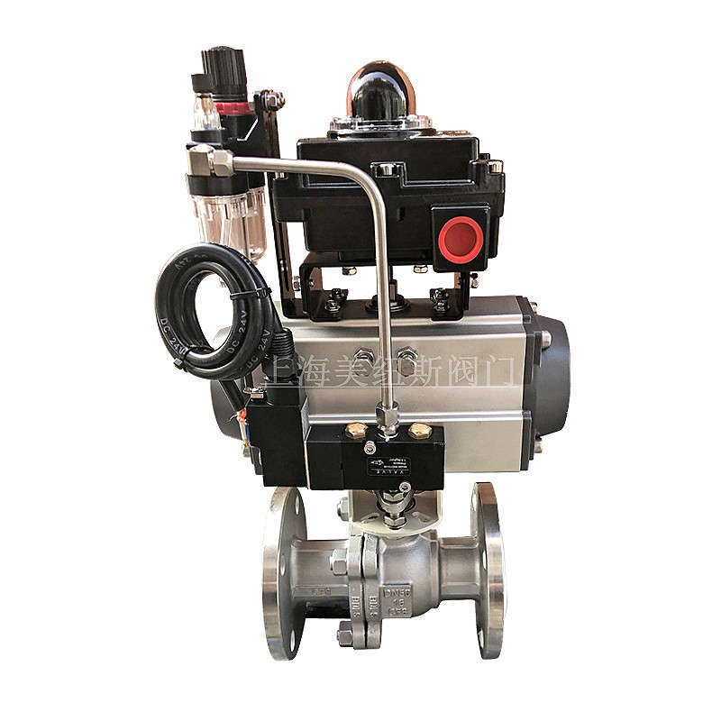 气动球阀Q641F-16P不锈钢铸钢法兰蒸汽高温油快速切断开关调节阀