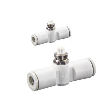 SMC型管道调速阀节流阀气动接头AS1002F-04AS1001F-04AS1001F-06