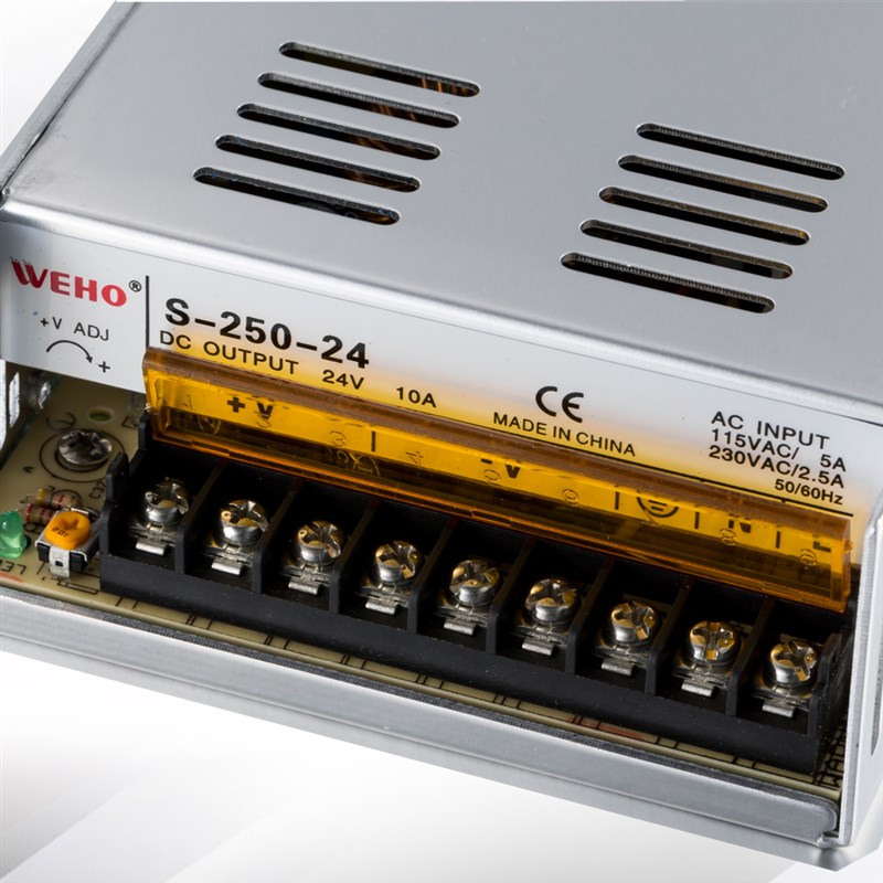 开关电源S-250W交流22p0V转电压5V12V15V24V36V48V特殊电压需定做