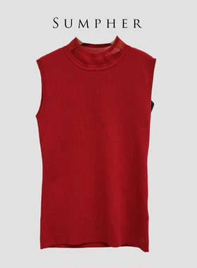 【广州杰哥Jack】Sumpher哥文家专柜新款时尚大红色套头衫-37280