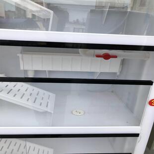 乌龟缸大型塑料轻体高清透明玻璃深水鱼缸乌龟养殖箱带过滤槽产蛋