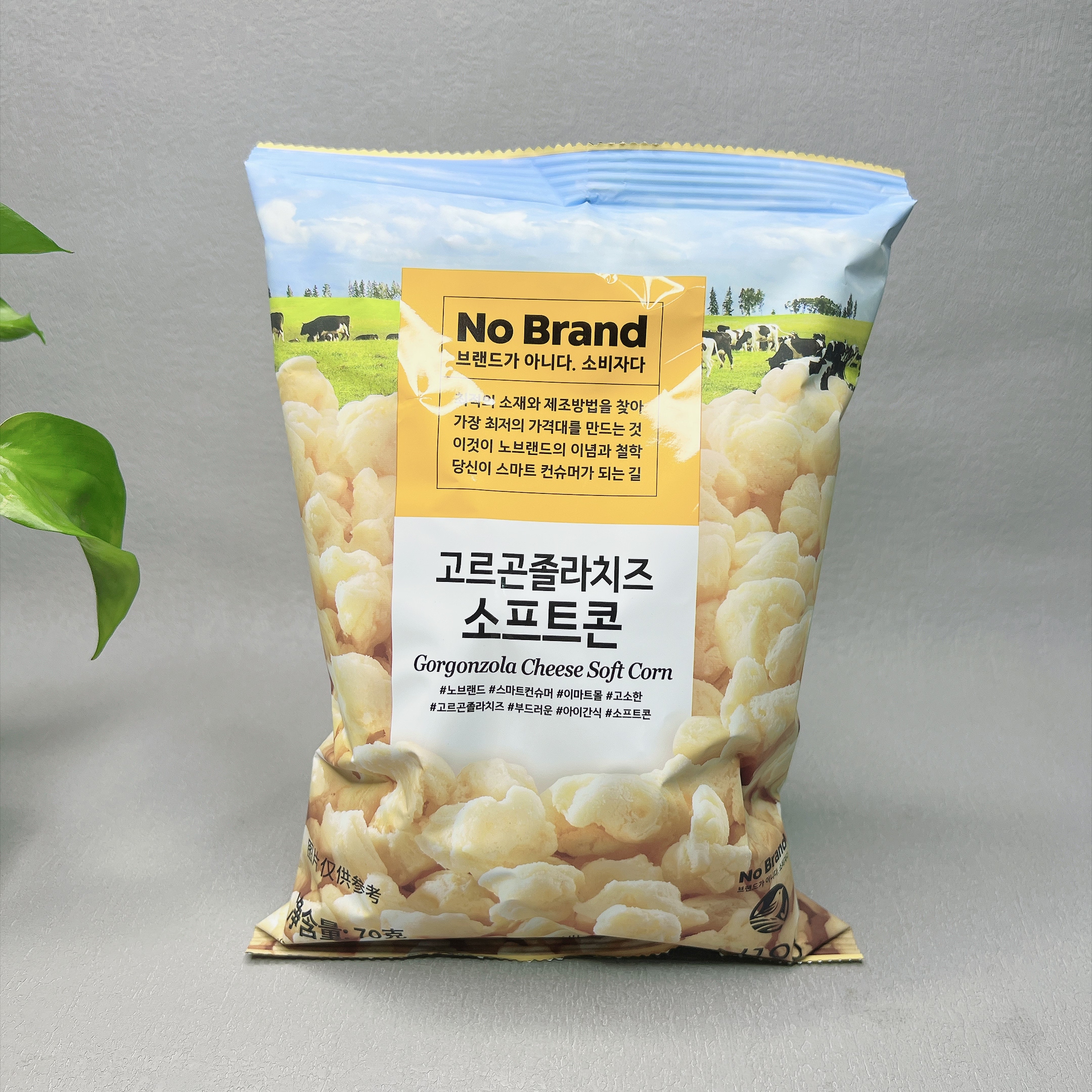 临期 韩国进口芝士玉米卷70g软玉米爆米花网红休闲零食膨化食品