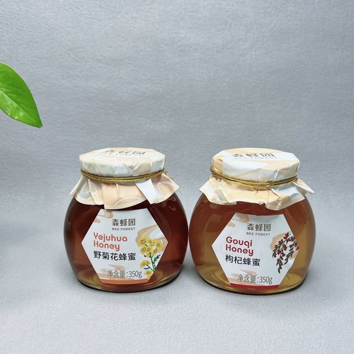 临期清仓 森蜂Y野菊花/枸杞蜂蜜350g传统营养滋补冲饮品纯蜂蜜