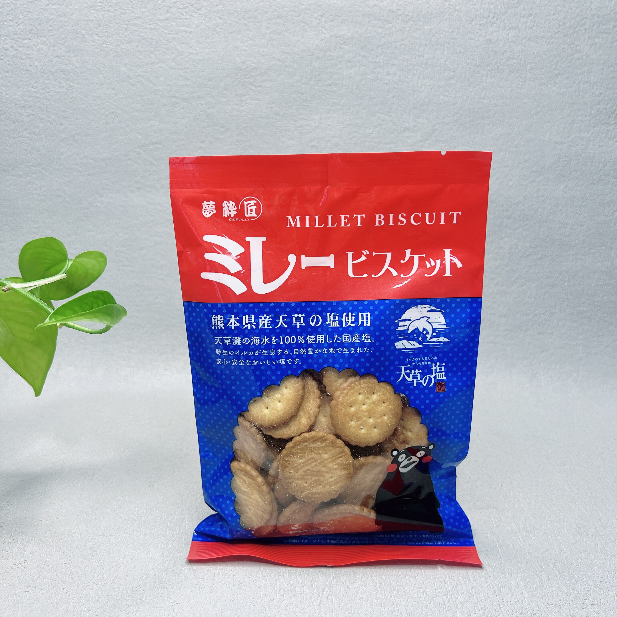 临期特价 日本熊本熊小圆饼干100g网红休闲酥脆零食小吃