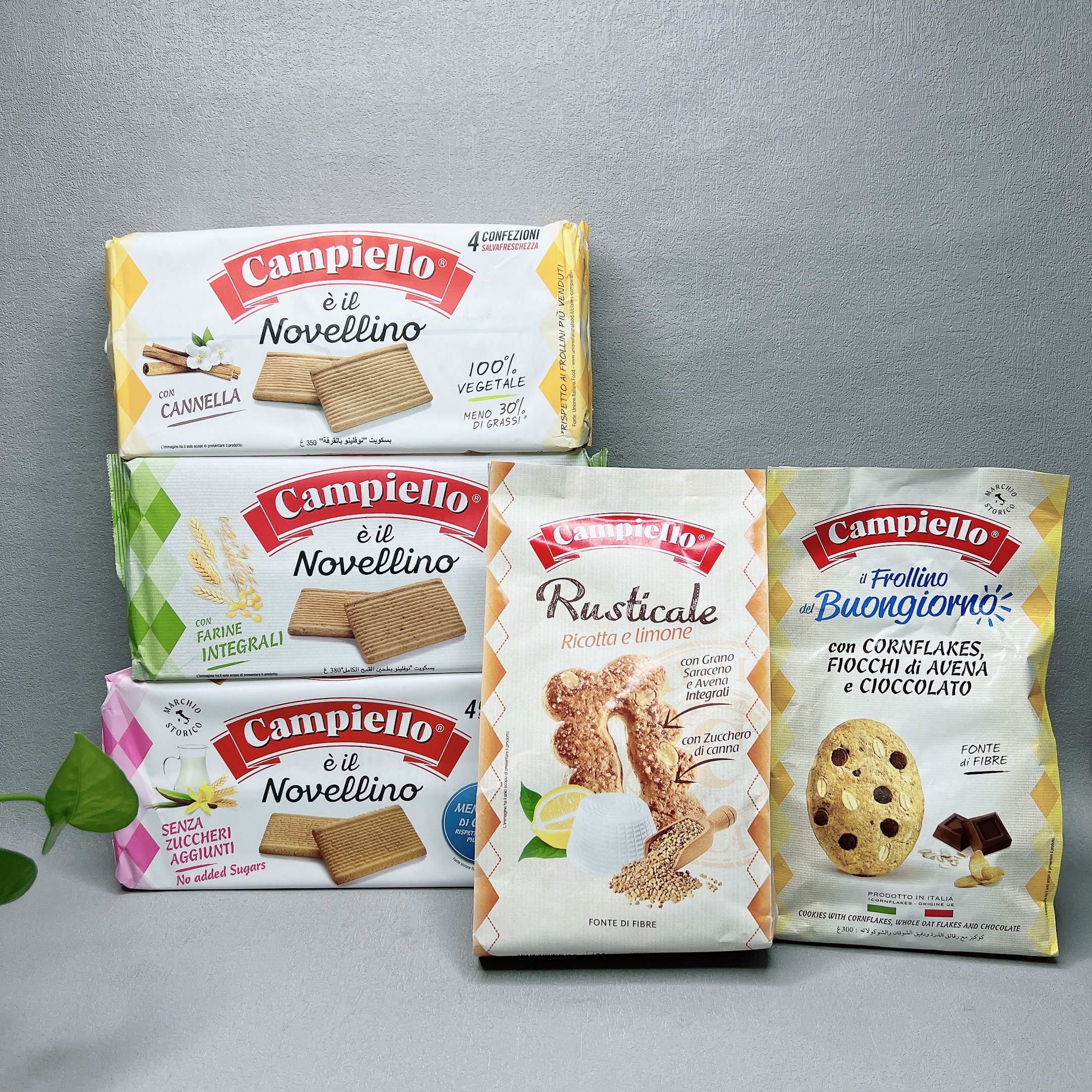 特价 意大利进口卡佩罗燕麦玉米片黑巧克力粗粮饼干300g网红零食