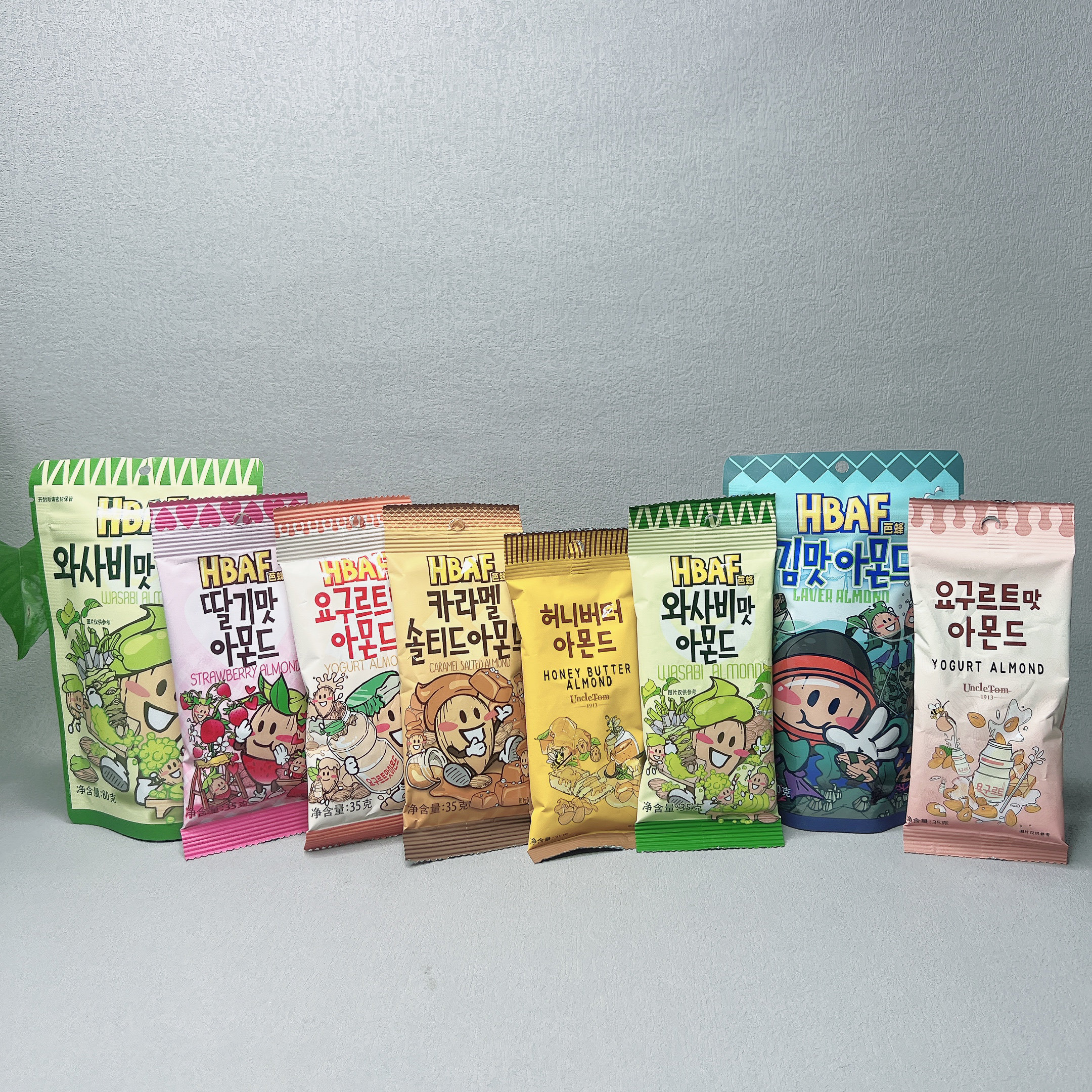 临期 韩国进口蜂蜜黄油/山葵/焦糖/酸奶味扁桃混合坚果仁休闲零食,零食/坚果/特产,混合坚果,淘宝优惠券,粉丝福利购,淘宝优惠卷