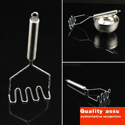 -Standless steel wave shape potato masher