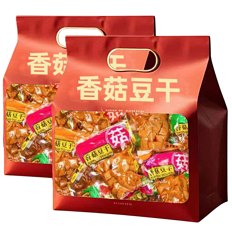 香菇豆干辣条五香豆腐干麻辣零食小包装散装整箱休闲小吃食品批发