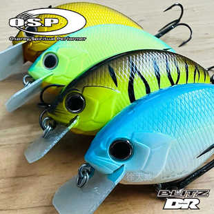 BLITZ闪电战将 浅中深层摇滚胖子 并木敏成crank路亚硬饵