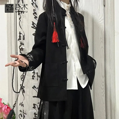 开衫设计小众改良外套国风