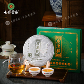 七彩云南普洱茶生茶庆沣祥勐海高山青饼青韵饼茶357g茶叶礼盒装