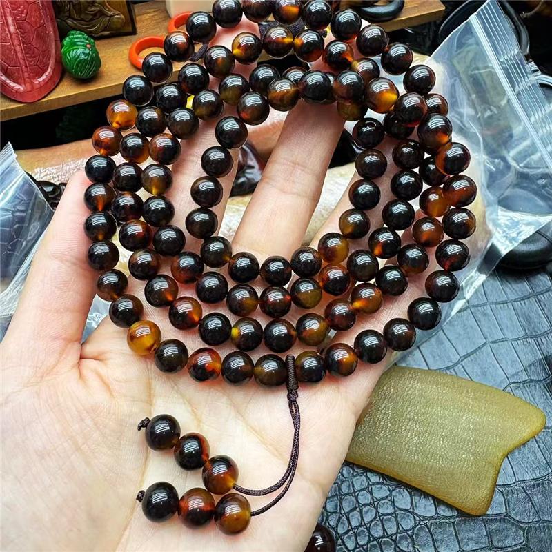 玳瑁色手链男女情侣款