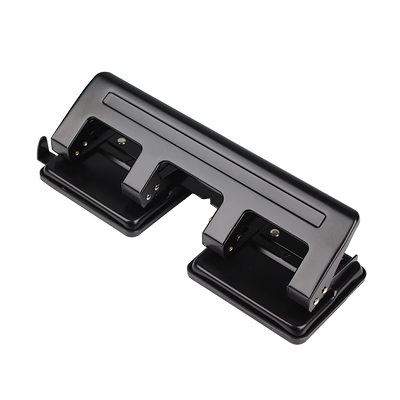 四孔打孔器三孔打孔机打洞器A4纸张文书档案装订机手动多孔活页本活页夹可调4孔打孔器文件夹工具文具打孔机