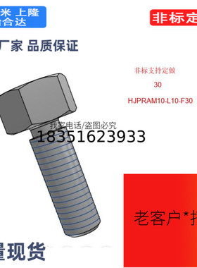 HJPRAM10-L10-F30高度调整销 外螺纹型 六角型