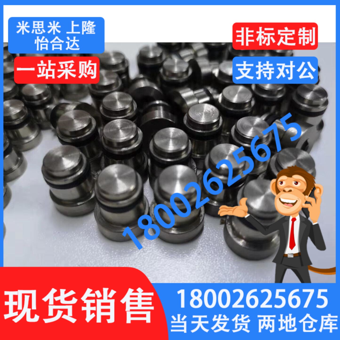 替米思米 LLT3.5  ICE11-T3.5直线导轨定位销导轨偏心定位销 LLT5