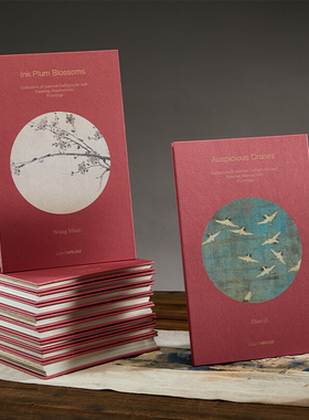 中式复古红色装饰品真书办公室客厅书房摆件书柜书架道具书摆设