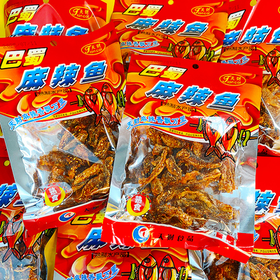 天财巴蜀麻辣鱼鱼皮甜辣酥脆即食