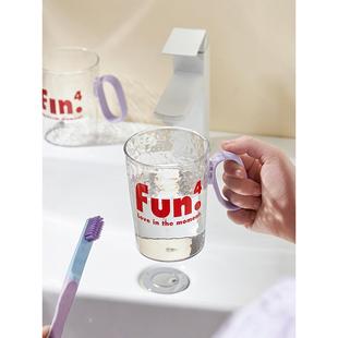 洗涤杯，刷牙杯，漱口杯，饮水杯，家用高端透明裂纹杯，牙刷杯，