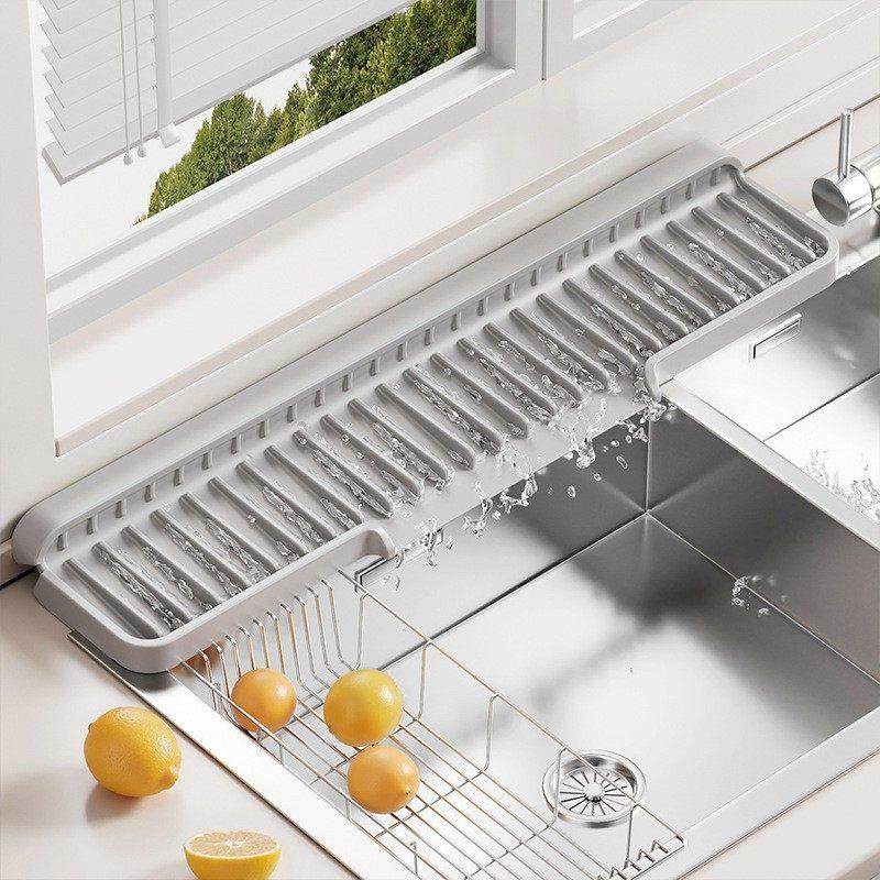 水龙头沥水垫防溅硅胶厨房水池槽挡台面水窄边长条洗手台吸水垫,家装主材,沥水板,淘宝优惠券,粉丝福利购,淘宝优惠卷