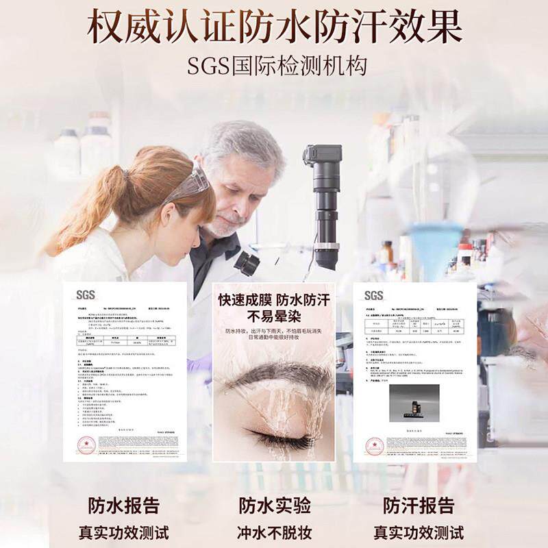 三色眉粉盘防水防汗持久不掉色眉毛染色膏初学者新手自然雾感眉笔