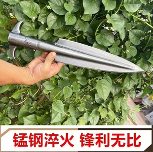 新品 矛头红缨枪头户外多功能全钢武术猎猪矛祖鲁矛霸王枪矛枪