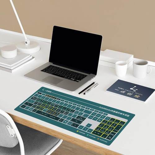 一点创绘鼠标垫|SolidWorks快捷键鼠标垫成图大赛定制款300*800mm