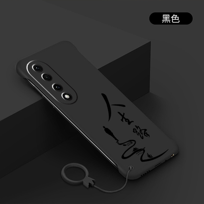 适用荣耀90手机壳新款honor90GT无边框纯色高级感人生路荣耀90pro超薄保护套MAG-AN00防摔散热硬壳REP中国风