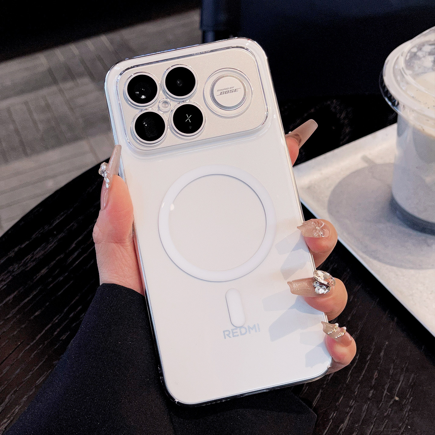 适用红米K90ProMax手机壳新款超薄RedmiK90透明磁吸k80至尊版镜头全包k70pro磨砂k60男女简约高级感硬壳