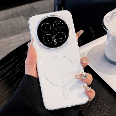 适用荣耀magic8pro手机壳新款磁吸超薄Magic8镜头全包magic7pro磨砂透明magic6男女honor简约高级感硬壳