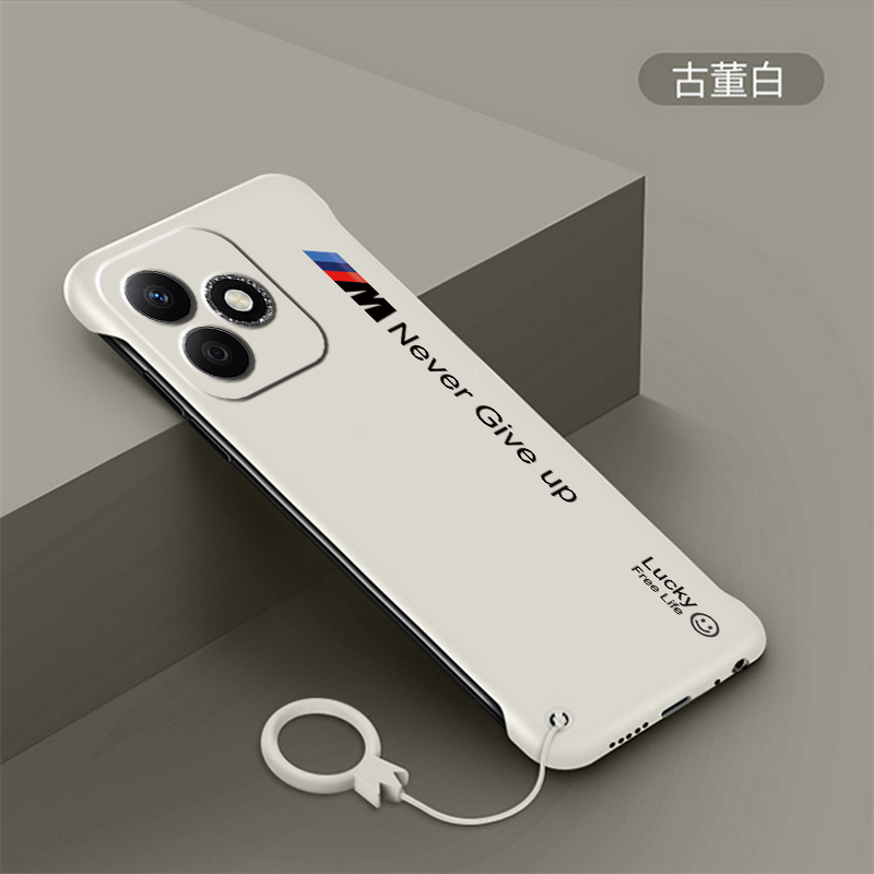 适用于荣耀X60手机壳无边框honorx60i潮牌文字荣耀x60pro简约保护套LYN一AN00超薄手机套x60防摔磨砂硬壳新款