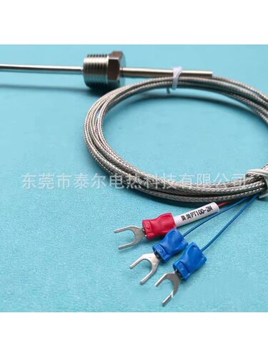 Pt100热电偶不锈钢K型M8牙4分牙