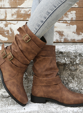 winter women martin boots snow boots big size 43大码女靴