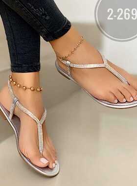 2021 women flat sandals beach sandals big size 43 shoes凉鞋