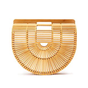 New retro bamboo bag beach holiday handbag bamboo basket bag