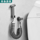 全铜枪灰马桶喷枪增压冲洗水龙头喷头一进一出高压厕所卫生间伴侣