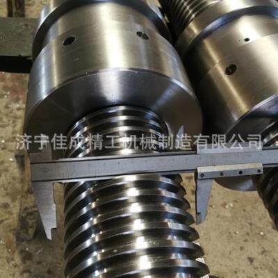 T制大型杆形丝梯螺V母副加工定r300以内T型螺纹丝杠来图定做