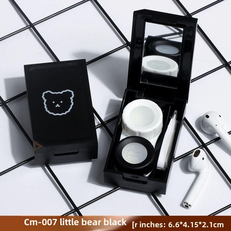 Portable contact lens case Double contact lenses case美瞳盒