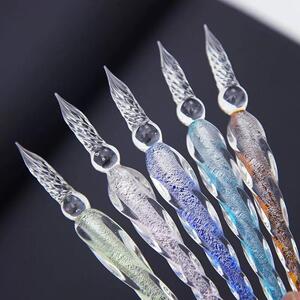 水晶笔蘸水钢笔古风仙气网红同款