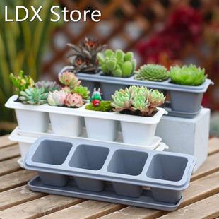 Plastic Plant Pot Automatic Water Absorption Pot Simple Mode