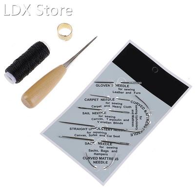 1Set High Quality Leather Sewing Needles Stitching Awl Needl
