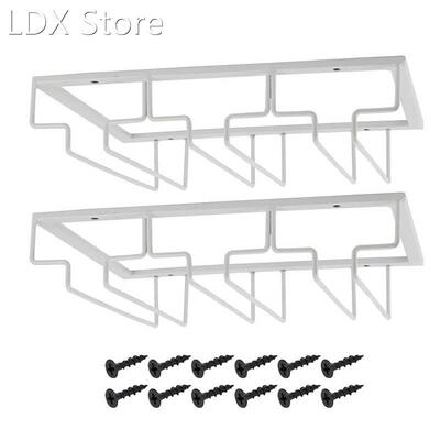 Wine Gl Rack Under Cabinet Hanging Stemware Rack, Metal Wine