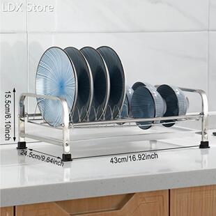 CE Certification Stainless Dish Rack Kitchen Organizer Stora