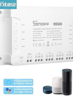 Sonoff 4CH PRO R3 ITEAD 4-Gang Wi-Fi Smart Switch With RF Co