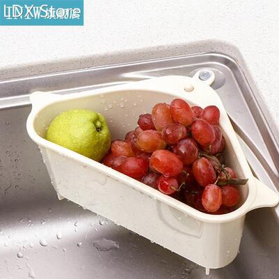 Multifunctional Corner Sink Drain Rack Shelf Suction Cup Sin